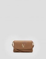 Sand-coloured leather Rita handbag