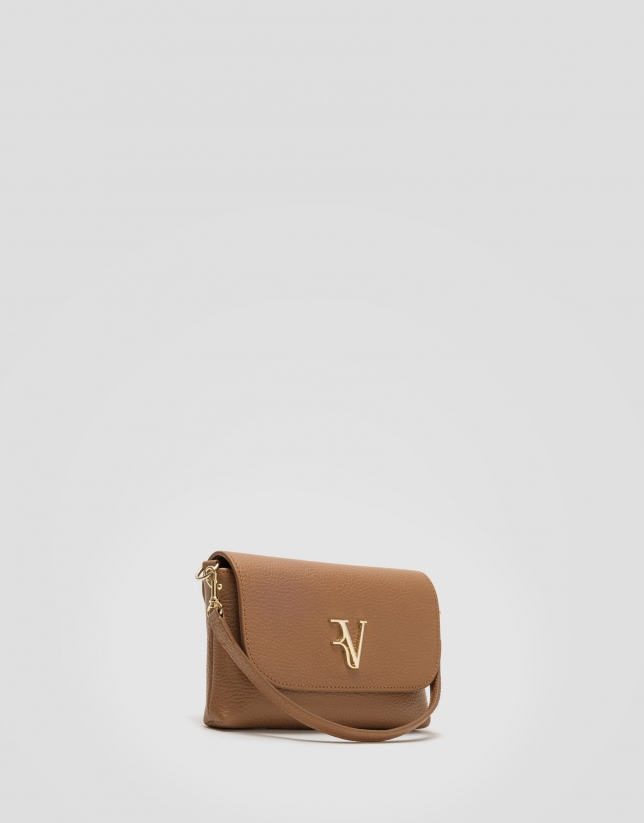 Bolso de mano Rita piel arena