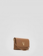 Sand-coloured leather Rita handbag