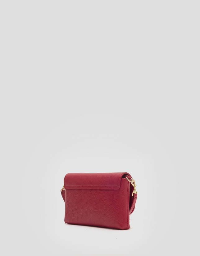 Red leather Rita handbag
