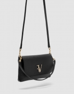 Black leather Rita handbag
