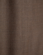 Cool wool tailored trousers in toasted brown