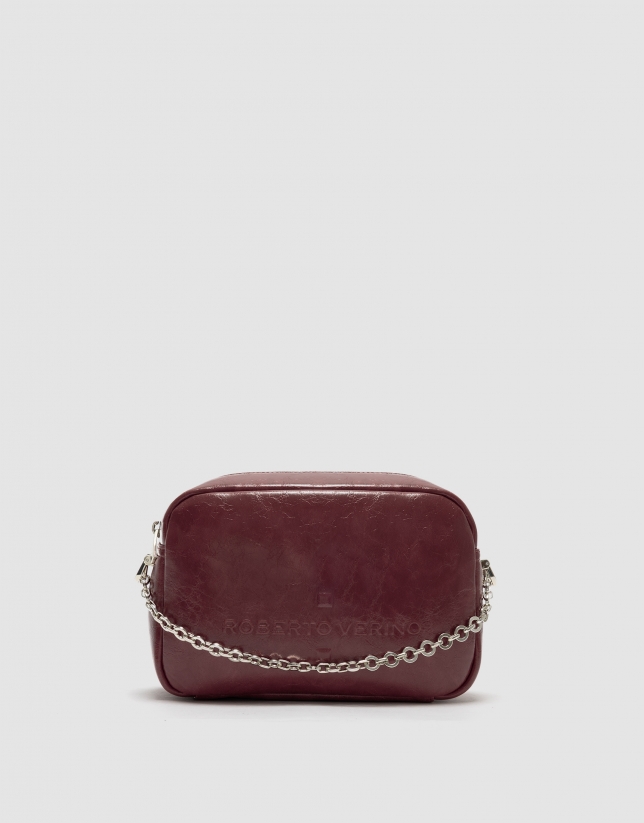 Bazin Urban Midi Bordeaux Crossbody Bag