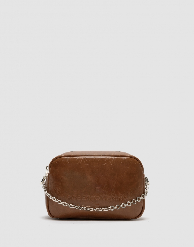 Brown Bazin Urban Midi Crossbody Bag