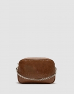 Brown Bazin Urban Midi Crossbody Bag
