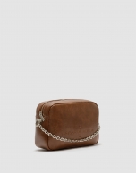 Brown Bazin Urban Midi Crossbody Bag