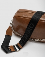 Brown Bazin Urban Midi Crossbody Bag