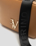 Thais camel leather shoulder bag