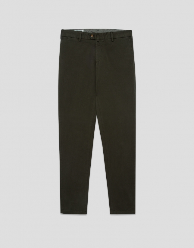 Khaki tinted chino pants