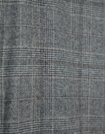 Grey checked wool separate trousers