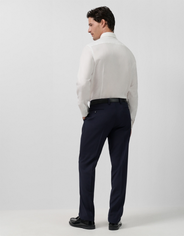 Camisa vestir estructura blanca