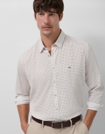 Camisa sport regular estampado flor