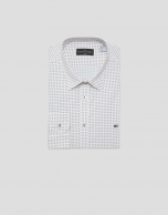 Camisa sport regular estampado flor