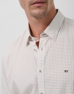 Camisa sport regular estampado flor