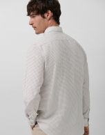 Camisa sport regular estampado flor