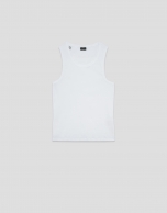 White ribbed tank top