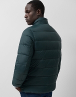 Dark green padded technical jacket