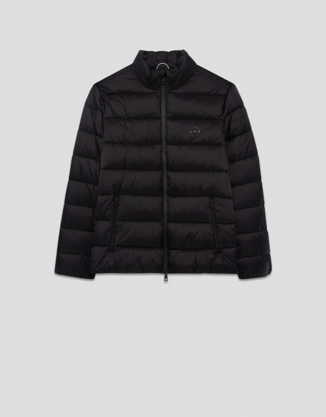 Black padded technical jacket