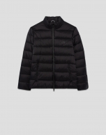 Black padded technical jacket