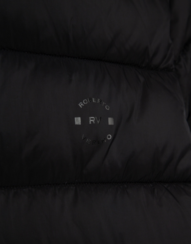 Black padded technical jacket