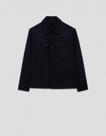 Sobrecamisa de paño marino