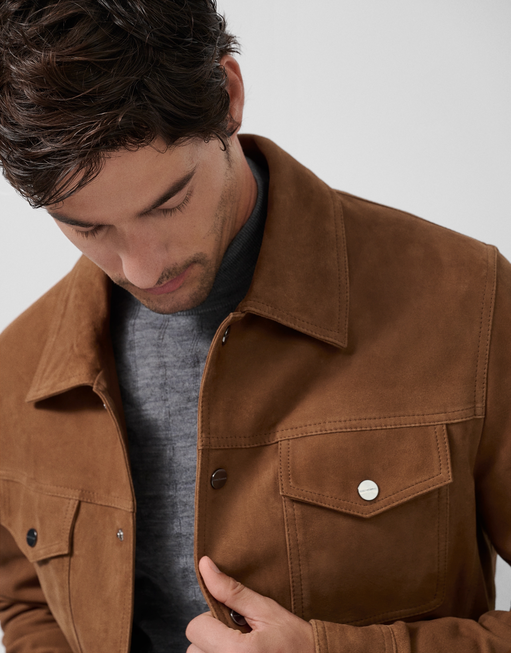 Tan suede jacket