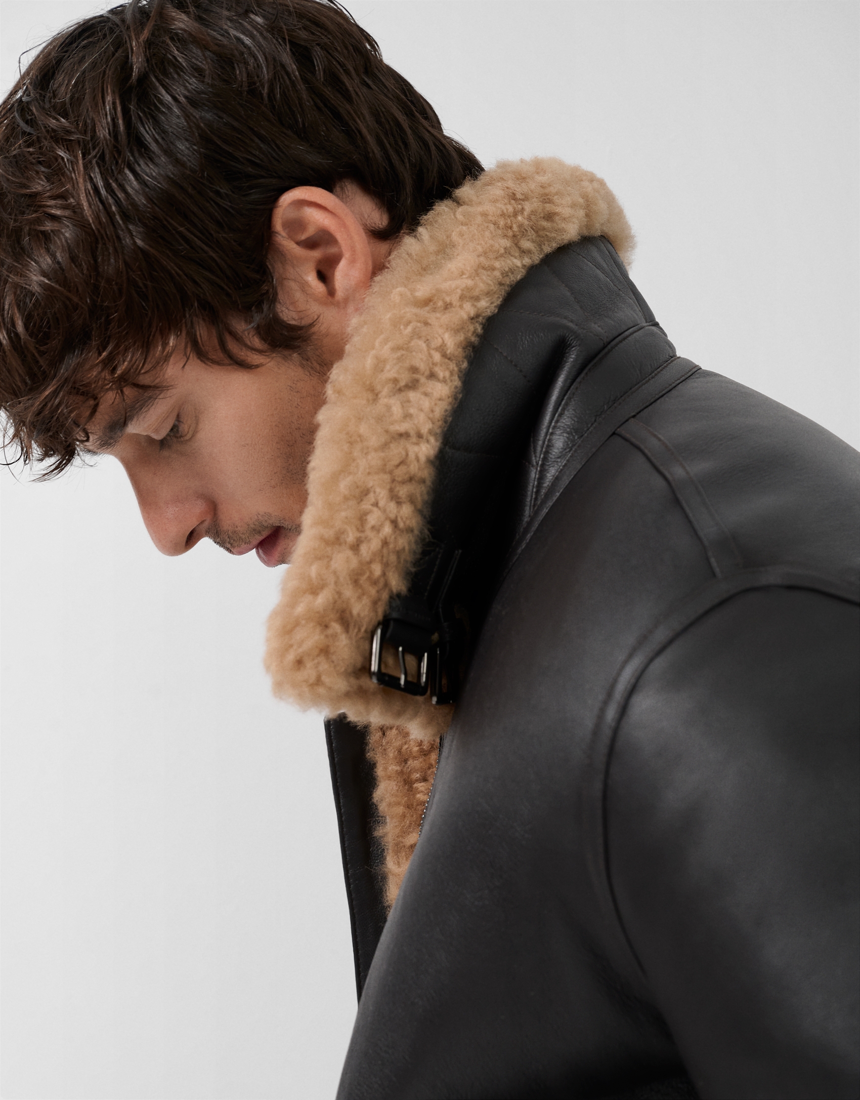 Brown double-sided jacket