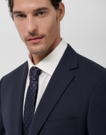 Traje half canvas regular fit azul oscuro