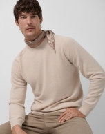 Jersey lana/cashmere beige