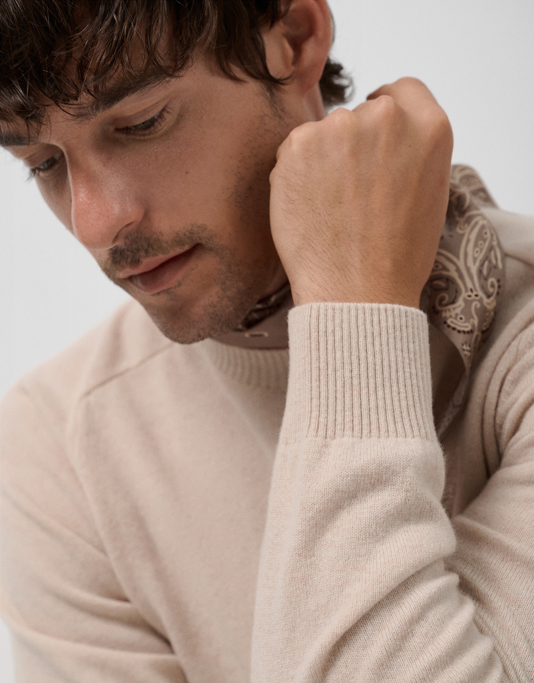 Jersey lana/cashmere beige