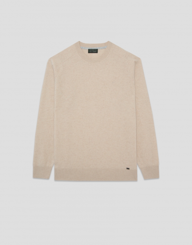 Jersey lana/cashmere beige