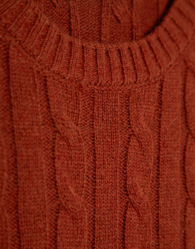 Jersey ochos naranja quemado