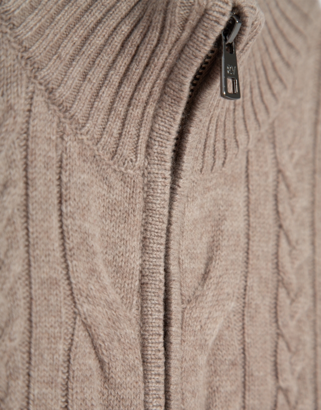 Chaqueta ochos visón melange