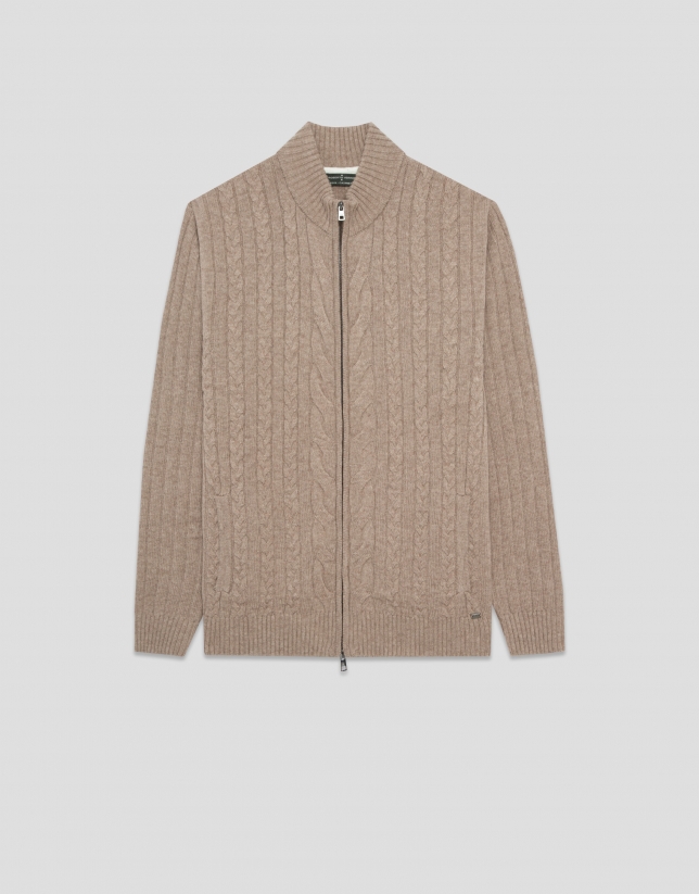 Chaqueta ochos visón melange