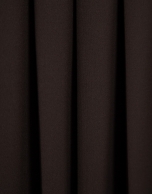 Brown straight midi skirt with front pleats