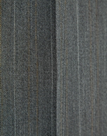 Pantalón recto espiga gris con perfil cámel