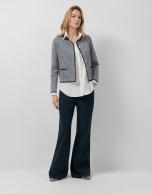 Pantalón ancho vaquero azul