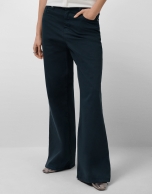 Pantalón ancho vaquero azul
