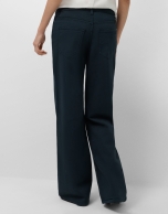Pantalón ancho vaquero azul