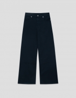 Pantalón ancho vaquero azul