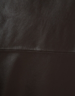 Pantalón ancho napa marrón