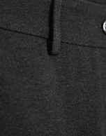 Gray stretch knit pants