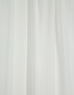 Sleeveless puffed blouse in ecru crepe