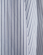 Navy blue striped men's shirt