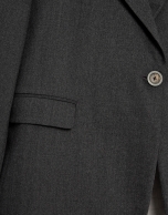 Blazer un botón gris melange