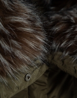 Short fitted hunting green jacket