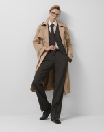 Classic camel trench coat