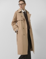 Classic camel trench coat
