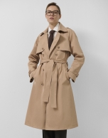 Classic camel trench coat