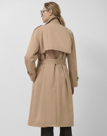 Classic camel trench coat